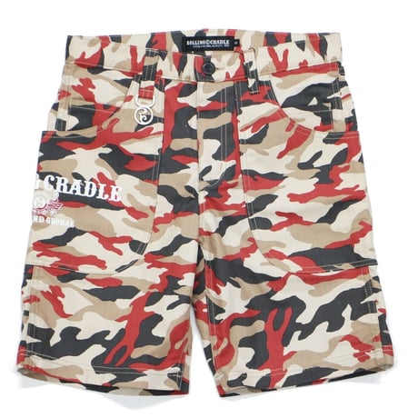 BIG POCKET SHORTS / RED