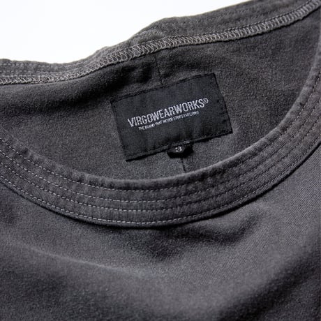 【VIRGOwearworks】 "PIGMENT WASH OVERSIZE TEE" / BLACK