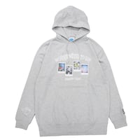 "つぶら × SLEEPING TABLET COLLABORATION HOODIE" / GRAY
