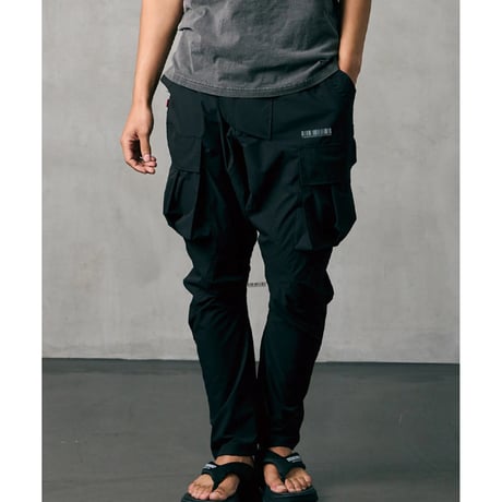 【VIRGOwearworks】 カーゴパンツ "GRAPPING CARGO COOL" / BLACK
