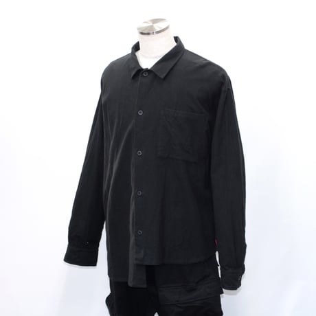 【VIRGOwearworks】ネルシャツ "ASURA CUT NEL SHIRTS" / BLACK