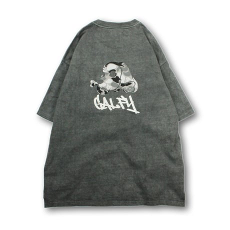 【GALFY】Tシャツ "ガルフィーカモボックスロゴ Tee" / BLACK