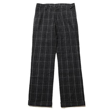 【SILLENT FROM ME】スラックス "KNOWLEDGE -Wool Slacks-" / BLACK