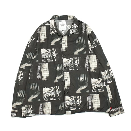 【USED】 VIRGOwearworks "Photogenic shirts" / BLACK SIZE4(XL)