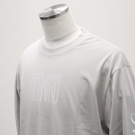 【HEDWiNG】ロンT "Smooth L/S T-shirt" / Graige