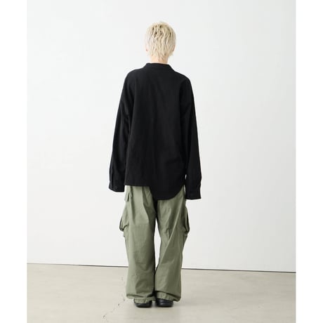 【VIRGOwearworks】ネルシャツ "ASURA CUT NEL SHIRTS" / BLACK