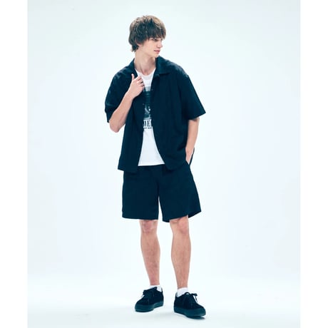 【VIRGOwearworks】シャツ "Shadow hawaiian shirts" / BLACK
