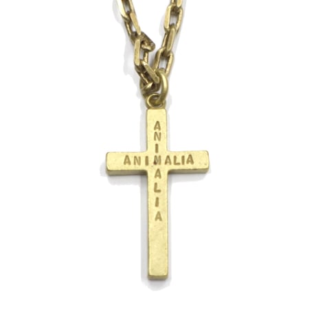 ZINC CROSS / SILVER,BLACK,BRASS