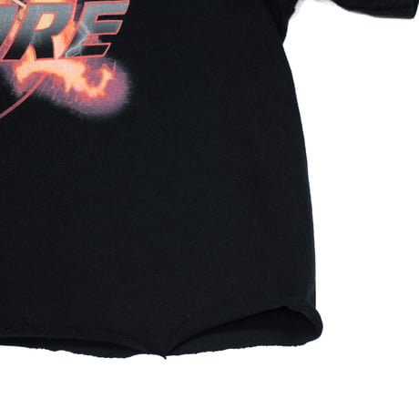 【BLXCK TOKYO】　Tシャツ "[CROP] BLXCK TO THE FUTER TEE" / BLACK