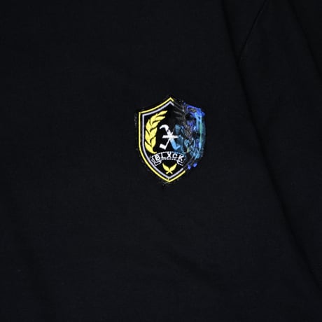 【BLXCK TOKYO】　Tシャツ "PAINT EMBLEM PATCH TEE" / CUSTOM