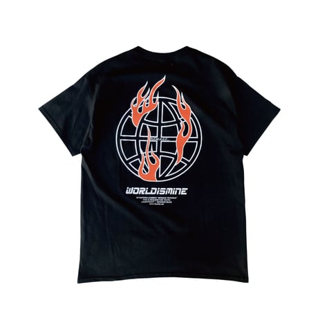 LILWHITEDOT Tシャツ “WORLD” TEE / BLACK