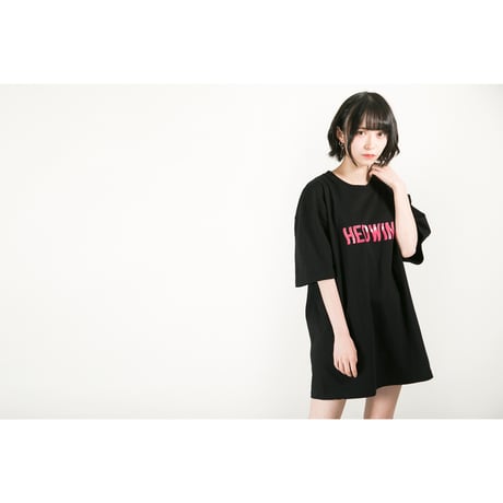 HEDWiNG Tシャツ "Slimy Logo T-shirt" / BLACK