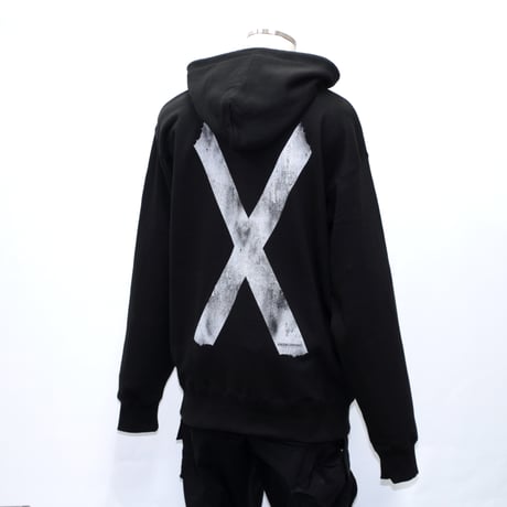 【VIRGOwearworks】 パーカ "CROSS HOODIE" / BLACK