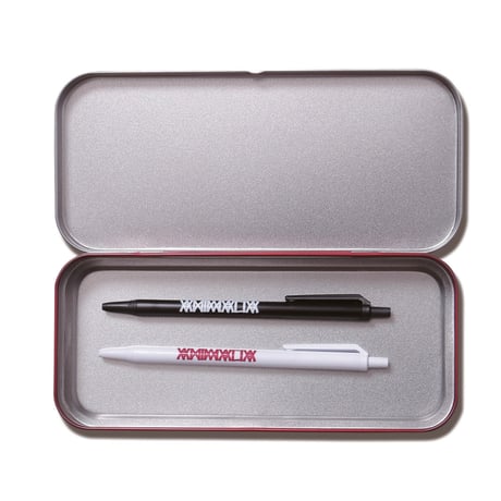 ANIMALIA ペンケース "METAL PENCIL BOX & 2 BALLPOINT PEN SET" / RED