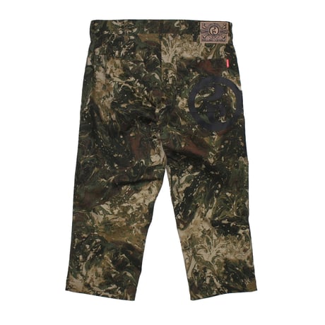ROLLING CRADLE クロップドパンツ MARBLE WIDE CROPPED PANTS / CAMO