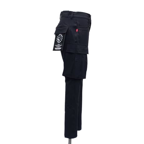 【VIRGOwearworks】 カーゴパンツ "SLIM MILITARY STRETCH CARGO" / BLACK