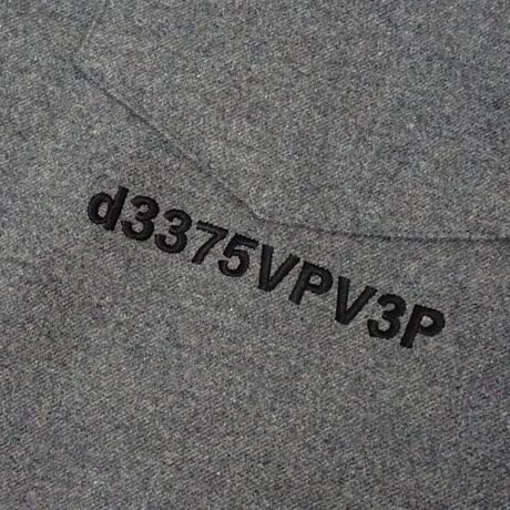 【SLEEPING TABLET】ビックネルシャツ "CRYPTO [ NEL PLAIN SHIRTS ]" / GRAY