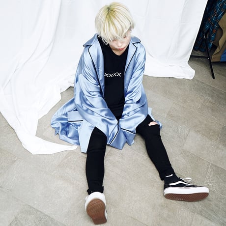 【SLEEPING TABLET】パジャマシャツ "NOBLE [ SILKY PAJAMA SHIRTS ]" / LAVENDER