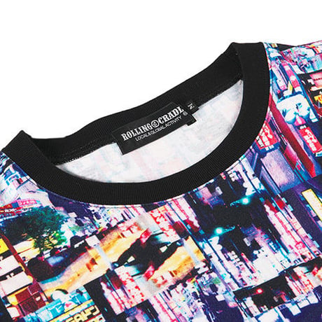 ROLLING CRADLE ビックTシャツ "NEO TOKYO BIG TEE" / BLACK