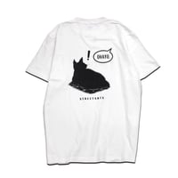 【STREET ARTS】 Tシャツ "おはよーねこTee" / WHITE