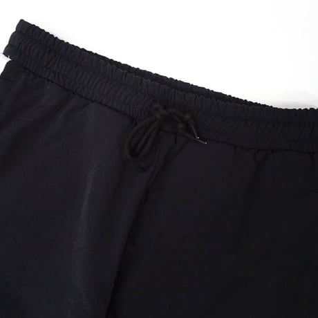 【SLEEPING TABLET】パンツ "CRIME [ FLEECE LINING SIDE ZIP PANTS ]" / BLACK-WHITE