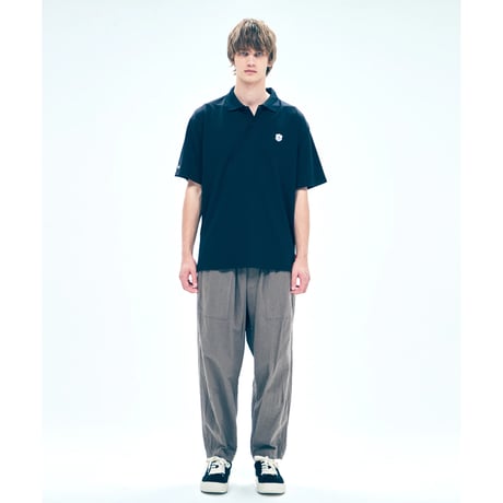 【VIRGOwearworks】ポロシャツ "Royal polo" / BLACK