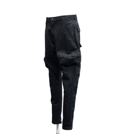 【VIRGOwearworks】カーゴパンツ "BAGGY D-CARGO RELOADED" / BLACK