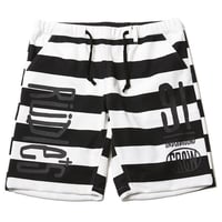 DRAWING BORDER SHORTS / BLACK