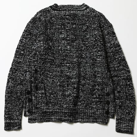 【SILLENT】セーター "VEIN -Cable Knit Sweater-" / MIXED