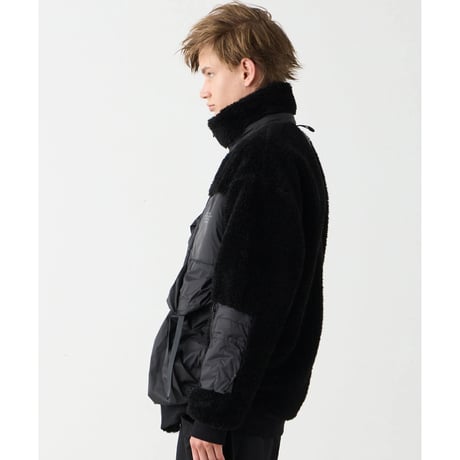 【VIRGOwearworks】ボアジャケット "BOA MIRAGE JACKET" / BLACK
