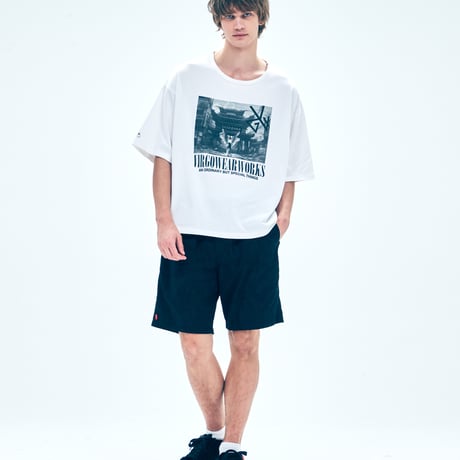 【VIRGOwearworks】ショーツ "Shadow hawaiian shorts" / BLACK
