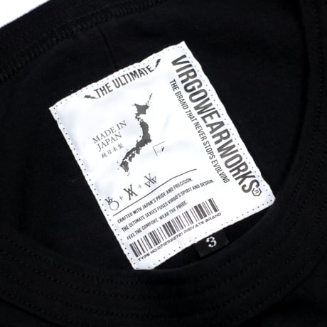 【VIRGOwearworks】 カットソー "ULTIMATE [Q] RUGGED" / BLACK