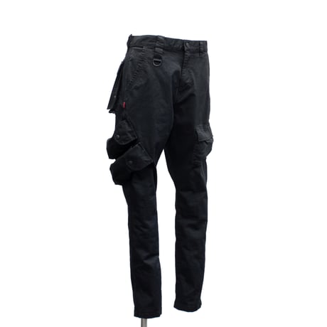 【VIRGOwearworks】カーゴパンツ "BAGGY D-CARGO RELOADED" / BLACK