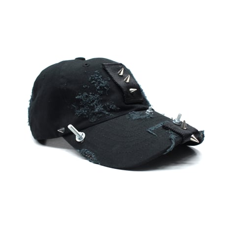 【BLXCK TOKYO】キャップ "Extra Damaged Dad Hat"