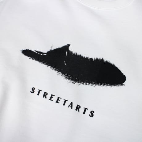 【STREET ARTS】 スウェット "ごろねこスウェット" / WHITE