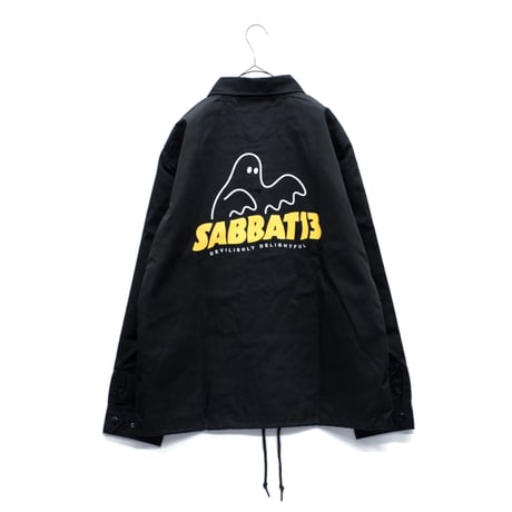 【SABBAT13】コーチジャケット "SPOOK LOGO COACH JKT" / BLACK