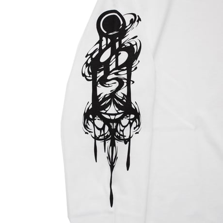 RISE UP LONG SLEEVE T-sh / WHITE