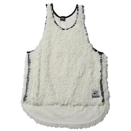 【SILLENT】タンクトップ "DOUGLAS -Fuzzy Tank Top-" / WHITE