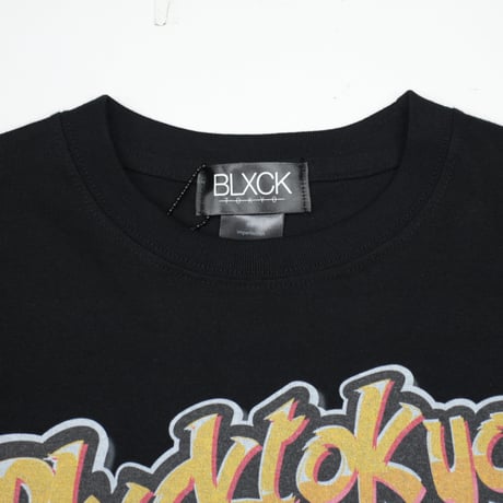 【BLXCK TOKYO】　Tシャツ "[CROP] DARKNESS FLAVORED TEE" / BLACK