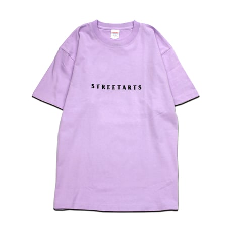 【STREET ARTS】 Tシャツ "おはよーねこTee" / lavender