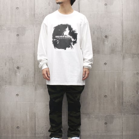 【VIRGOwearworks】ロンT "HOLLY SMOKE" / WHITE