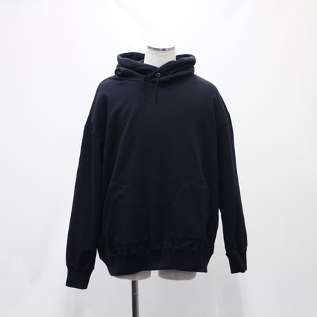【VIRGOwearworks】パーカ "Organic sustainable collared hoodie" / BLACK