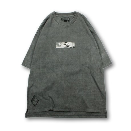 【GALFY】Tシャツ "ガルフィーカモボックスロゴ Tee" / BLACK