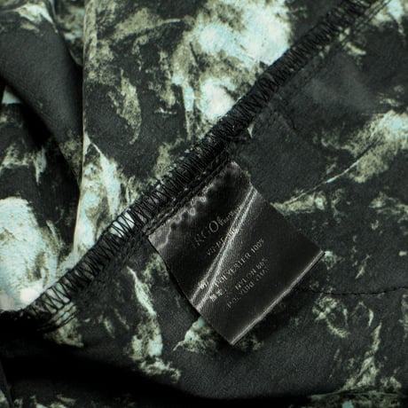 【USED】 VIRGOwearworks "Ebony flowers pants" / GREEN Size4(XL)