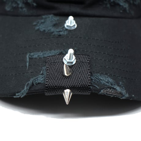 【BLXCK TOKYO】キャップ "Extra Damaged Dad Hat"