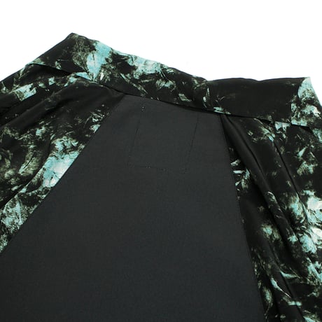 【USED】 VIRGOwearworks "Ebony flowers Shirt" / GREEN Size4(XL)