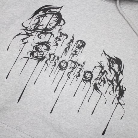 Drip LOGO HOODIE / GRAY