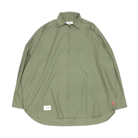 【USED】 VIRGOwearworks "ENVY ZIP SHIRT" / OD Size3(L)