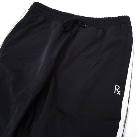 【SLEEPING TABLET】パンツ "CRIME [ FLEECE LINING SIDE ZIP PANTS ]" / BLACK-WHITE