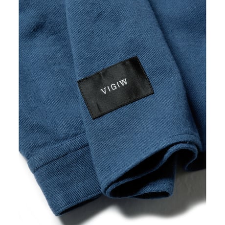 【VIRGOwearworks】シャツ "Vintage finish smart shirts" / BLUE